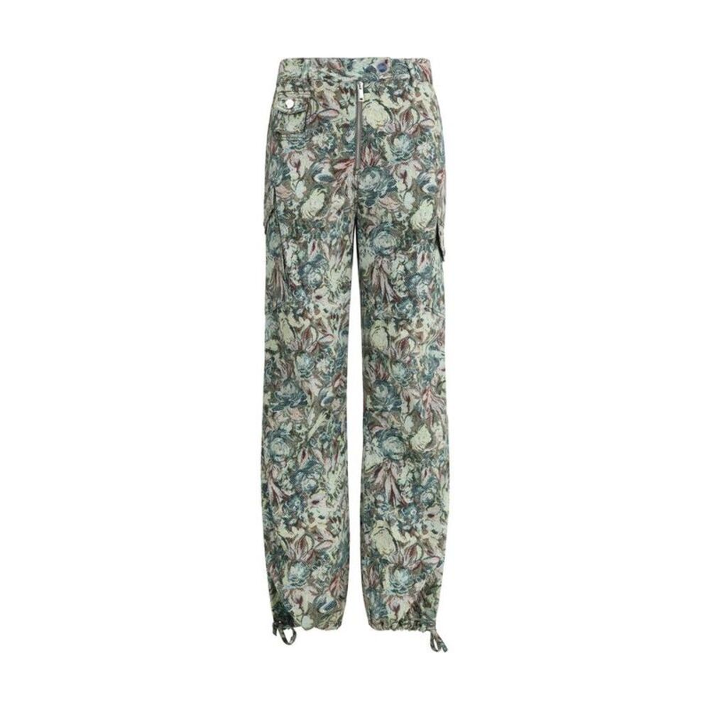 Ganni Multicolor Cotton Casual Women's Pants